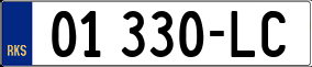 Truck License Plate